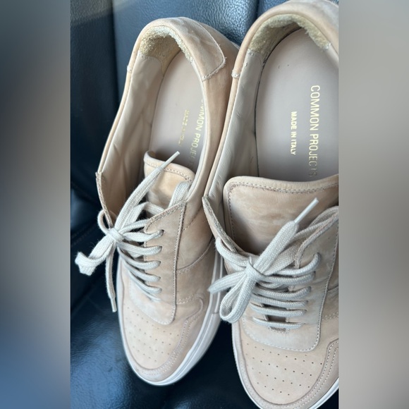 Common projects Achilles Mens Beige Tan Suede 43 US 10 - Picture 5 of 10